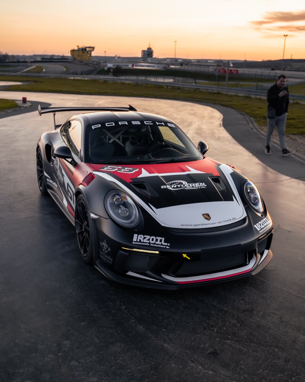 Porsche 911 GT3 Cup mit Rennbeklebung